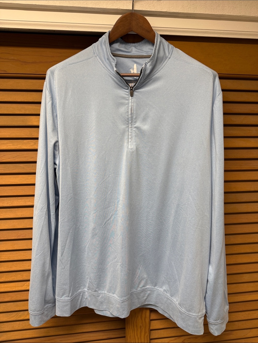 XL Light Blue Quarter-Zip Pullover